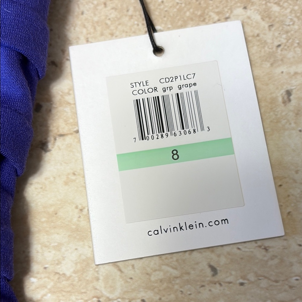 Calvin Klein Collection Blue Ruched Sheath Mini Dress-NWT - Picture 10 of 13